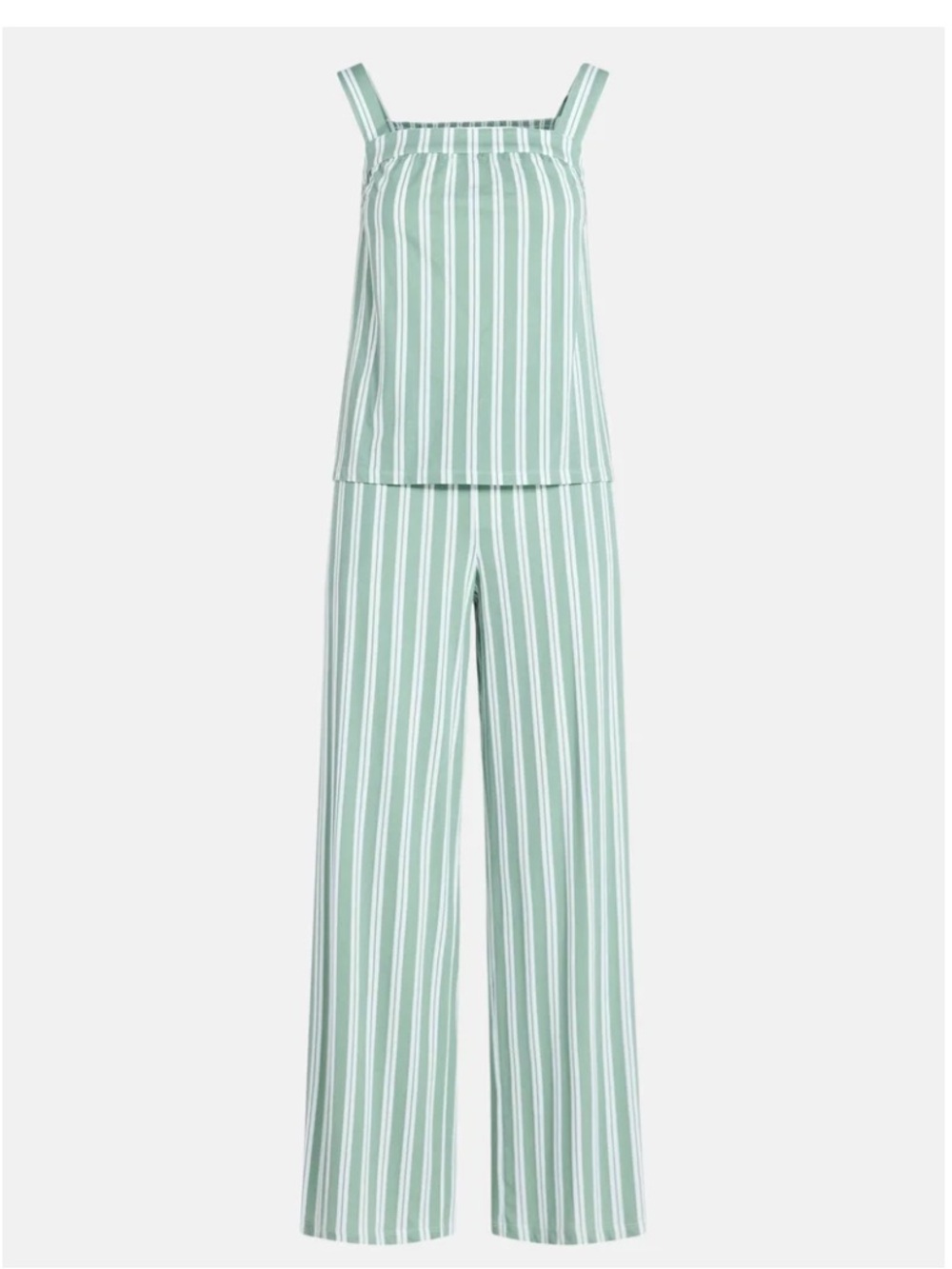 NWT! Joyspun Women's Wide Strap Cotton Tank Top & Pants Pajama Set, 2 Pc, Sz 2X - Picture 2 of 12